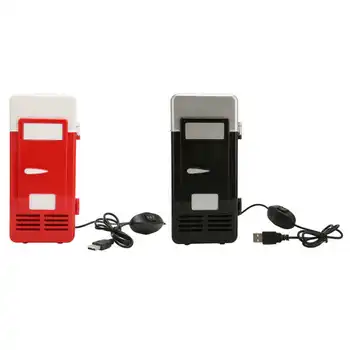 Крошечный холодильник Маленький портативный USB-холодильник для автомобиля, офиса, дома