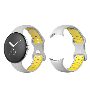 Силиконовый ремешок для Google Pixel Watch Band Замена активного браслета Pixel Watch Мягкий спортивный ремень ремешки для наручных часов Smartwatch