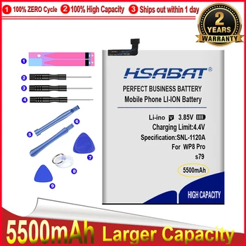 HSABAT 0 Цикл 5500 мАч S79 Батарея для Oukitel WP8 Pro Высококачественный Сменный Аккумулятор Мобильного Телефона