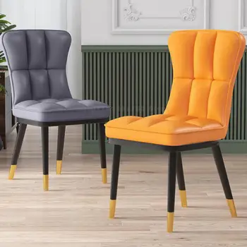 Скандинавский легкий роскошный обеденный стул домашний стул со спинкой современный простой стол для переговоров дизайн ногтей стул для ресторана отеля