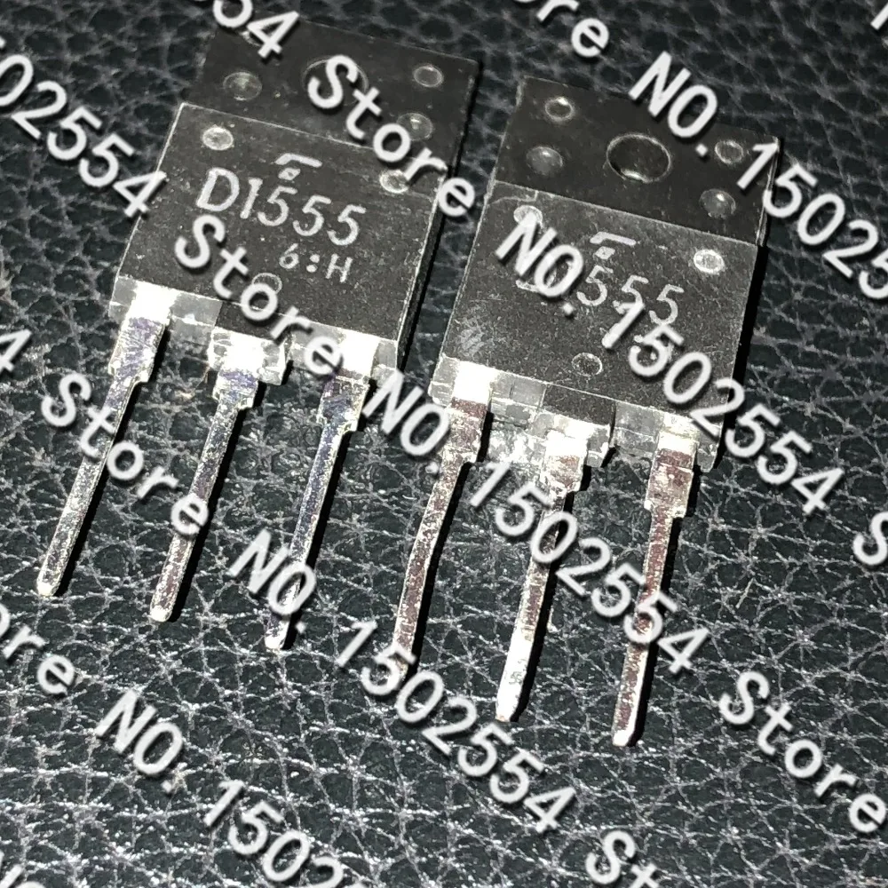 5 шт./ЛОТ 2SD1555 D1555 TO-3PF NPN транзистор 1500 В 5A Гарантия качества Spot