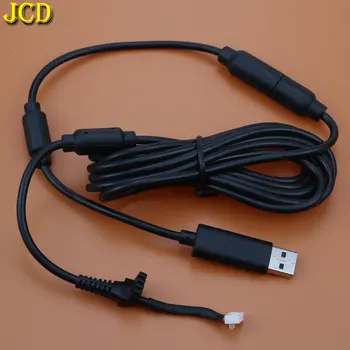 JCD 1ШТ USB 4Pin Линейный Шнур Кабель + Разъемный Адаптер Замена Подходит Для Microsoft Xbox 360 Проводной Контроллер AA4258-AA4259