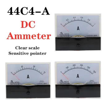 44C2 амперметр постоянного тока аналоговый панельный указатель амперметр постоянного тока 1A 3A 5A 10A 15A 20A 30A 50A 75A 100A 150A 300A 450A 500A Амперметр