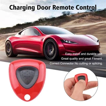 Для Tesla Model 3 Y Пульт дистанционного управления дверью автомобиля Заряжается новым зарядным устройством, нажимается кнопка для открытия крышки двери, чип-аксессуары