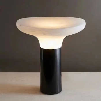 Настольная лампа TEMAR Nordic Mushroom LED Современная креативная винтажная настольная лампа из смолы для дома гостиной спальни прикроватного декора