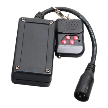 Портативный 3-контактный приемник XLR с беспроводным пультом дистанционного управления для установки дымового тумана, контроллер DJ-сцены, рецептор для запотевания 400 Вт 900