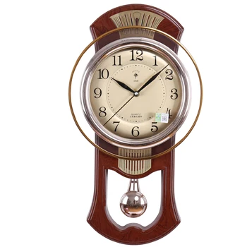 Настенные часы Винтажная гостиная, бесшумные ретро 20-дюймовые электронные часы Relogio De Parede Decor SC47