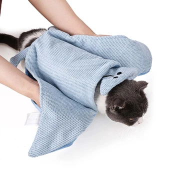 Халат для собак, впитывающее полотенце для сушки крупных, средних, мелких собак и домашних кошек